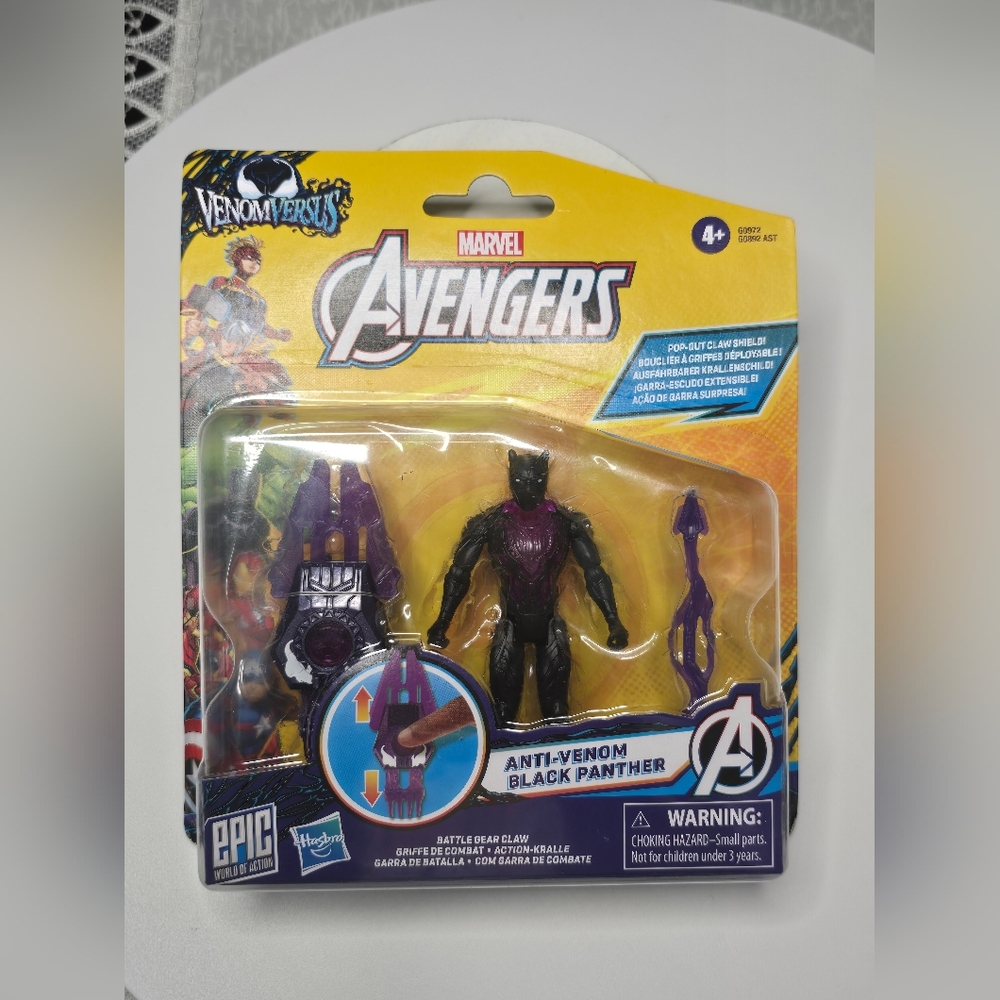 Marvel Avengers VenomVersus Epic World of Action Anti-Venom Black Panther Toy